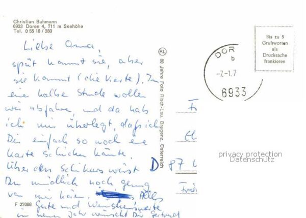 Doren Vorarlberg Haus Buhmann Gaststube – Bild 2