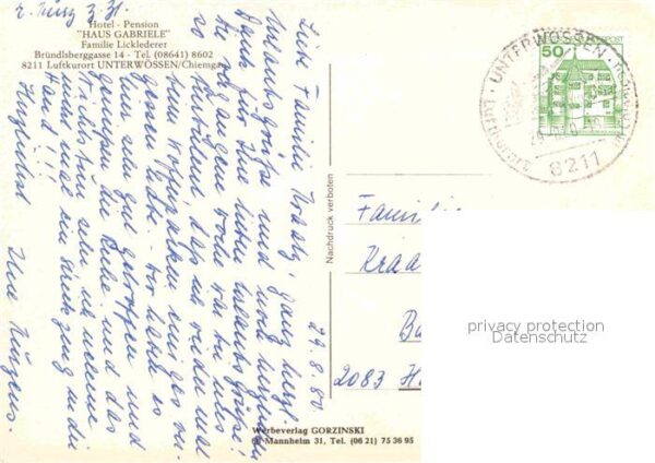 Unterwoessen Hotel Pension Haus Gabriele – Bild 2