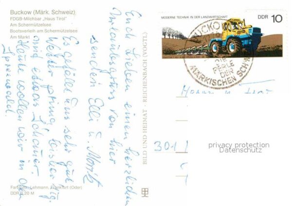 Buckow Maerkische Schweiz FDGB Milchbar Haus Tirol Schermützelsee – Bild 2