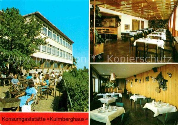 Saalfeld Saale Konsumgaststätte Kulmberghaus Gnomenbar