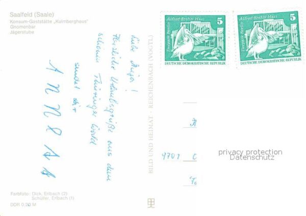 Saalfeld Saale Konsumgaststätte Kulmberghaus Gnomenbar – Bild 2