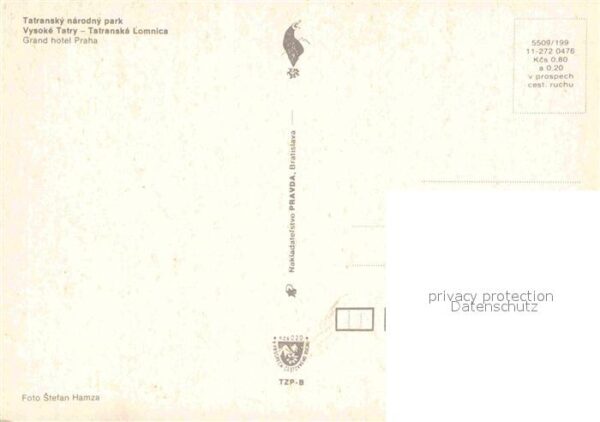 Vysoke Tatry Tatranska Lomnica Grand Hotel Praha – Bild 2