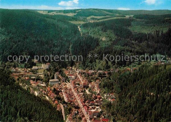 Triberg Schwarzwald Fliegeraufnahme