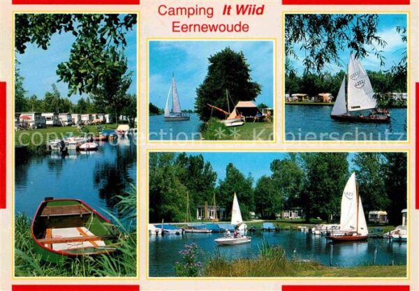 Eernewoude Camping It Wiid Segelboote