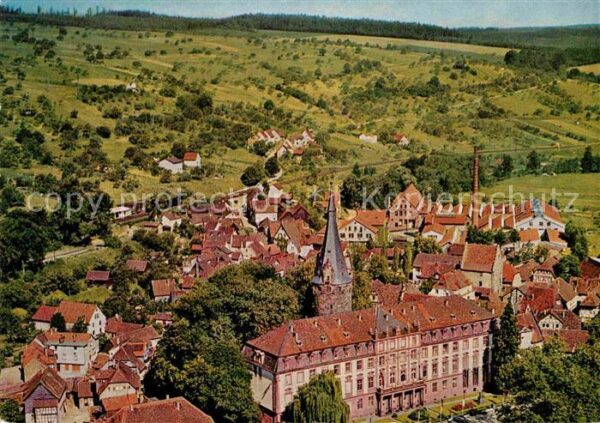 Erbach Odenwald Fliegeraufnahme Schloss