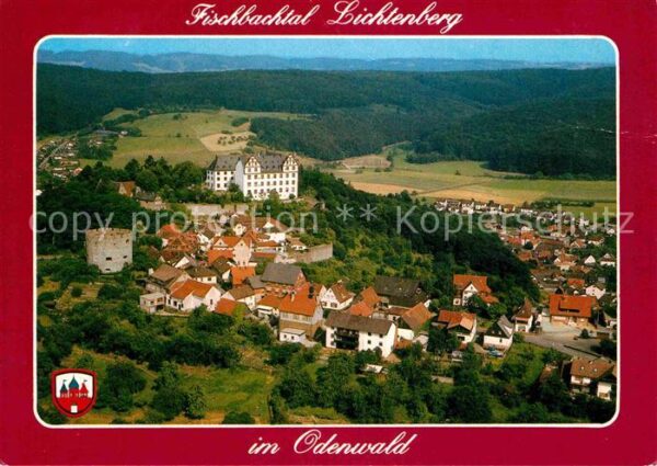 Lichtenberg Odenwald Fliegeraufnahme