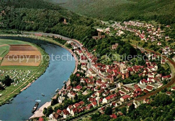 Neckarsteinach Fliegeraufnahme