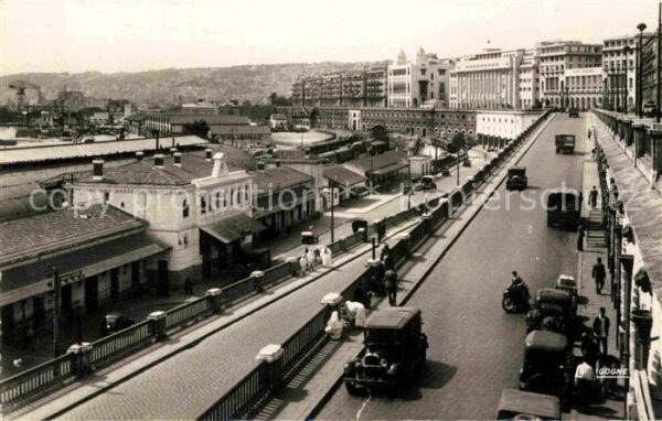 Alger Algerien La gare et rampe Magenta