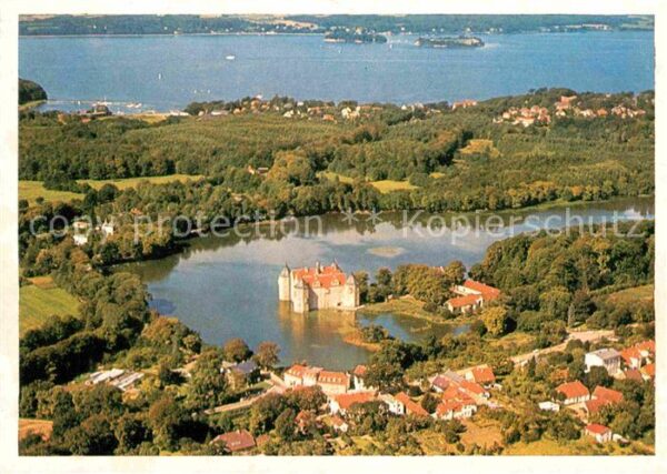 Gluecksburg Ostseebad Schloss Glücksburg Fliegeraufnahme