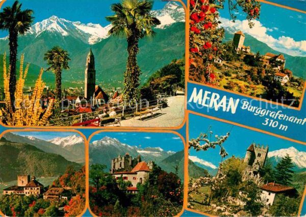 Meran Merano Burggrafenamt Teilansichten