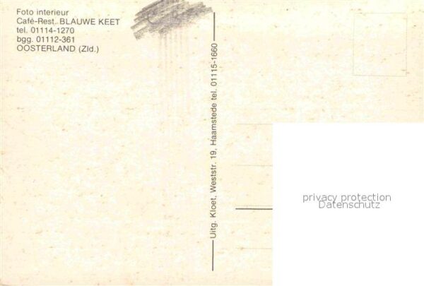 Oosterland Cafe Restaurant Blauwe Keet – Bild 2
