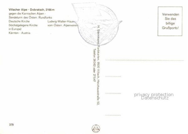 Dobratsch Kaernten Villacher Alpe Dt Kirche Ludwig Walter – Bild 2