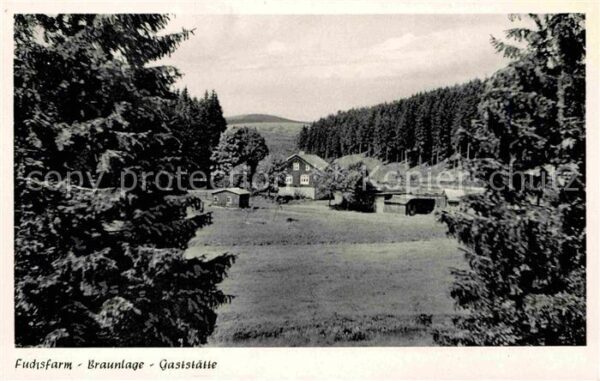Braunlage Fuchsfarm Gaststätte