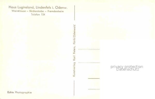 Lindenfels Odenwald Haus Luginsland – Bild 2