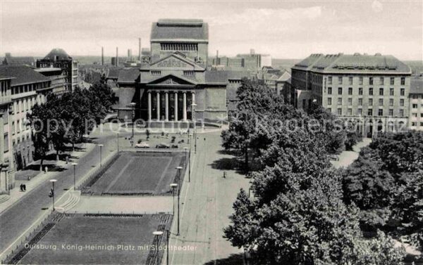Duisburg Ruhr König Heinrich Platz Stadttheater
