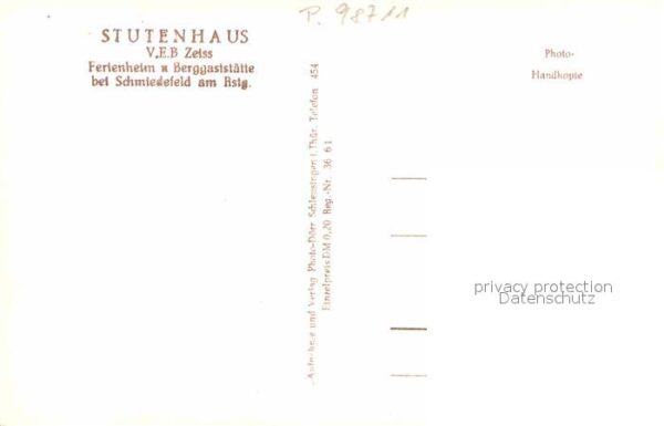 Schmiedefeld Rennsteig Stutenhaus – Bild 2