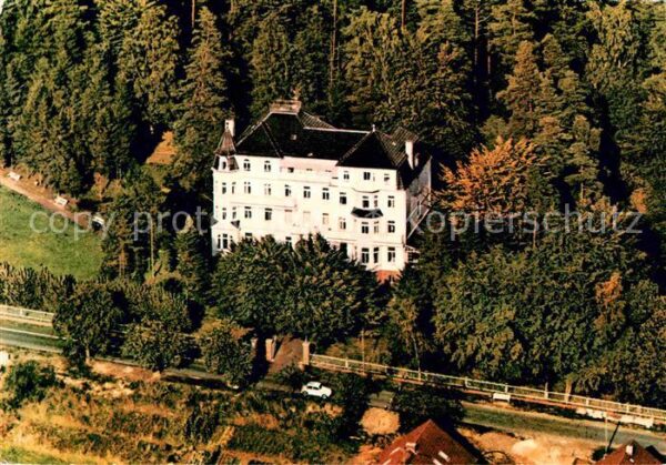 Zwesten Bad Wildungen Fliegeraufnahme Kurheim Haus Ebersberg