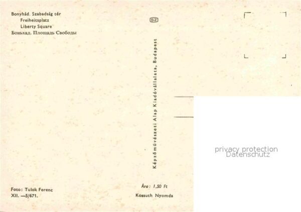 Bonyhad Freiheitsplatz – Bild 2