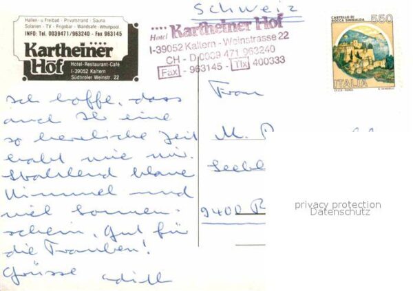 Kaltern Weinstrasse Tirol Karteiner Hof – Bild 2