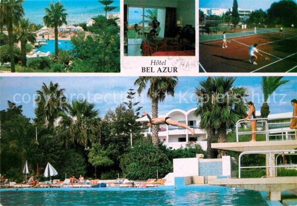 Hammamet Hotel Bel Azur Pool Tennisplatz Zimmer