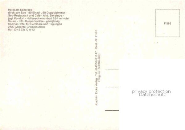 Malente-Gremsmuehlen Fliegeraufnahme Hotel am Kellersee – Bild 2