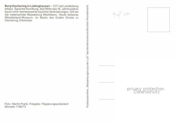 Luedinghausen Fliegeraufnahme Burg Vischering – Bild 2