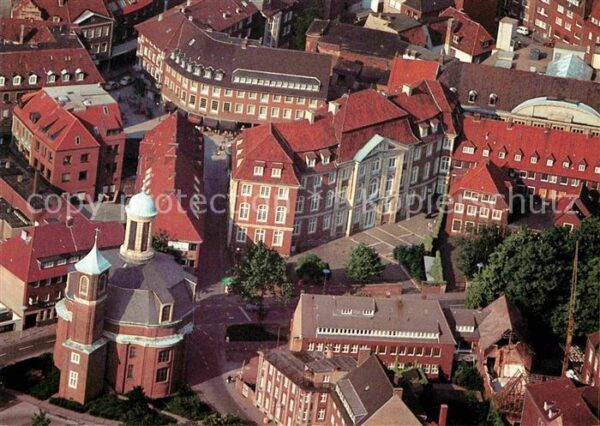 Muenster Westfalen Fliegeraufnahme Erbdrostenhof Clemenski