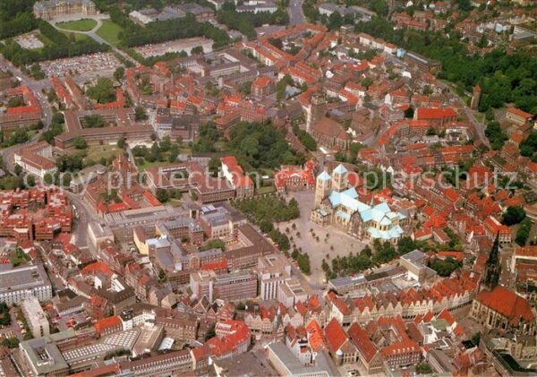 Muenster Westfalen Fliegeraufnahme Prinzipalmarkt Dom Schl