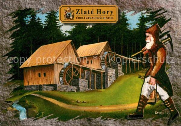 Zlate Hory Zuckmantel Wassermühle