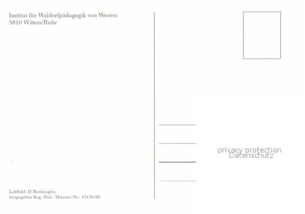 Witten Ruhr Fliegeraufnahme Institut für Waldorfpäd – Bild 2