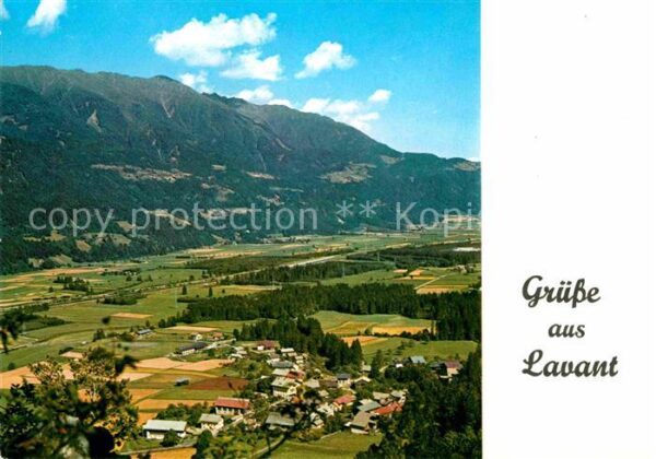 Lavant Tirol Fliegeraufnahme