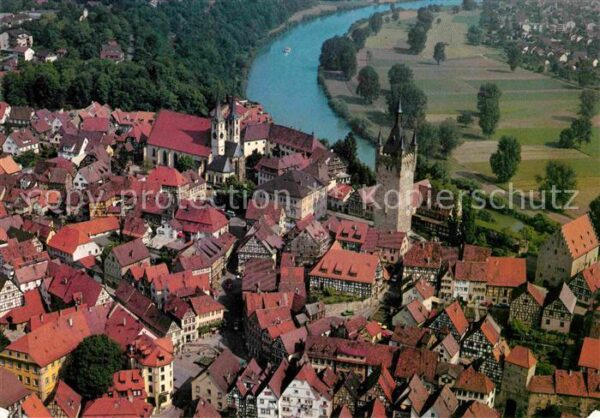Bad Wimpfen Fliegeraufnahme Blauer Turm