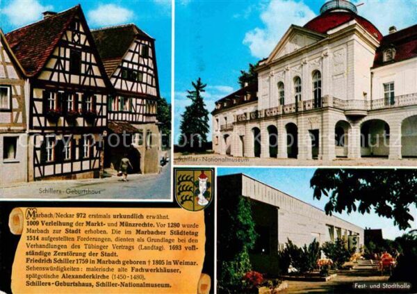 Marbach Neckar Schiller- Geburtshaus Nationalmuseum St