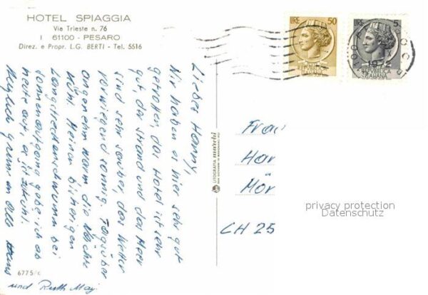Pesaro Hotel Spiaggia – Bild 2