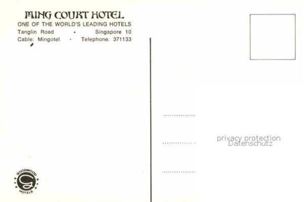 Singapore Ming Court Hotel – Bild 2