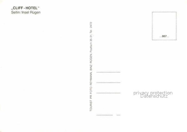 Sellin Ruegen Fliegeraufnahme Cliff Hotel – Bild 2