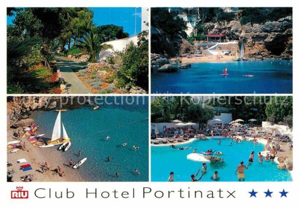 Ibiza Islas Baleares Club Hotel Portinatx Strand Pool Bucht