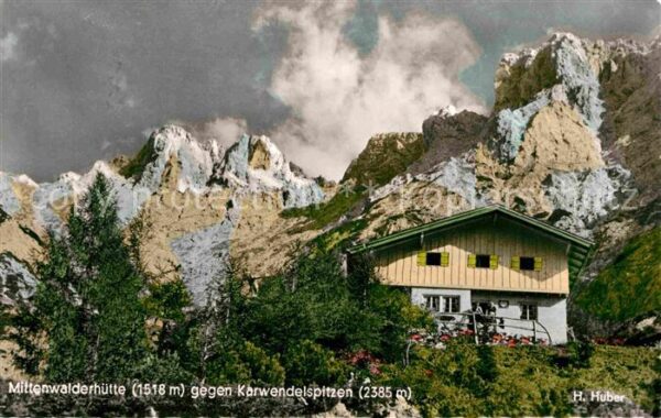 Mittenwald Bayern Mittenwalderhütte Karwendelspitzen