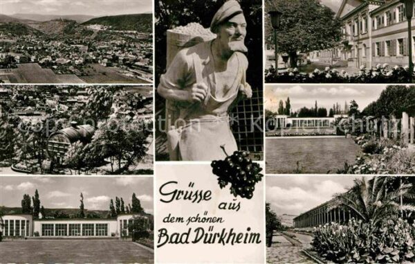 Bad Duerkheim Fass Statue Gebäude