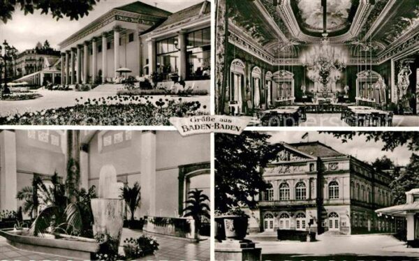 Baden-Baden Kurhaus Spielbank Trinkhalle Theater