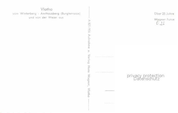 Vlotho Blick vom Winterberg Amthausberg Dampfe – Bild 2