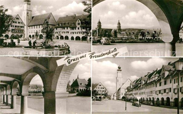 Freudenstadt Marktplatz Brunnen