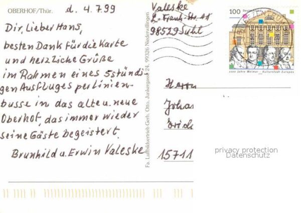 Oberhof Thueringen Fliegeraufnahme – Bild 2