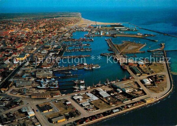 Skagen Hafen Fliegeraufnahme