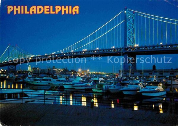 Philadelphia Pennsylvania Benjami Fanklin Bridge
