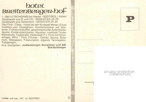Tscherms Hotel Breitenberger-Hof – Bild 2