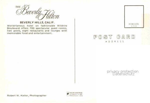 Beverly Hills California Hotel Beverly Hilton – Bild 2