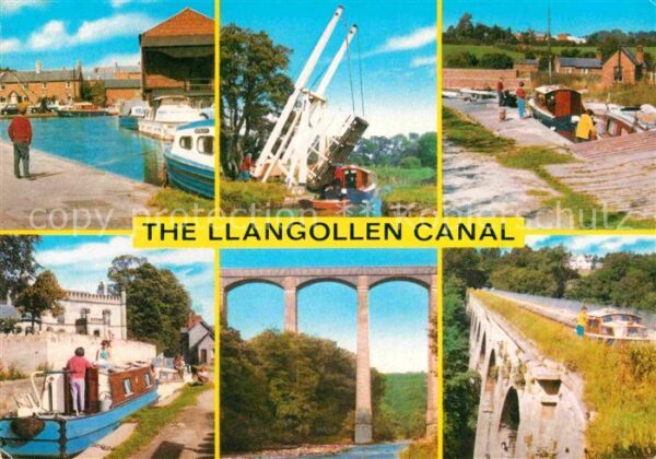 Llangollen Canal Ellesmere basin Lift bridge Wrenb