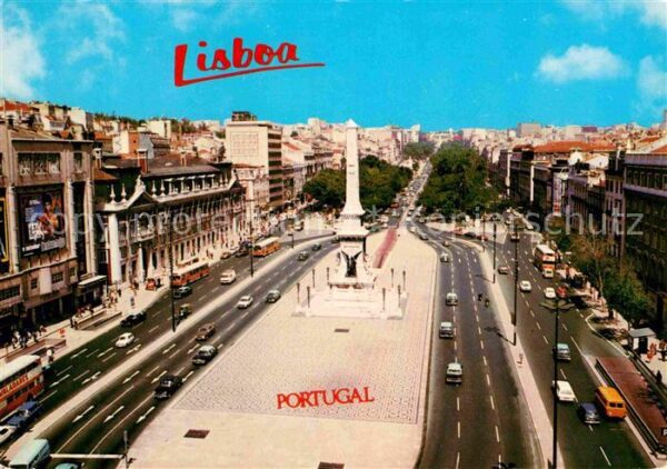 Lisboa Praca dos Restauradores e Av. da Liberd
