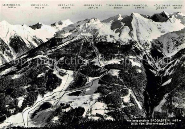 Badgastein Jägerkogel Graukogel Kreuzkogel